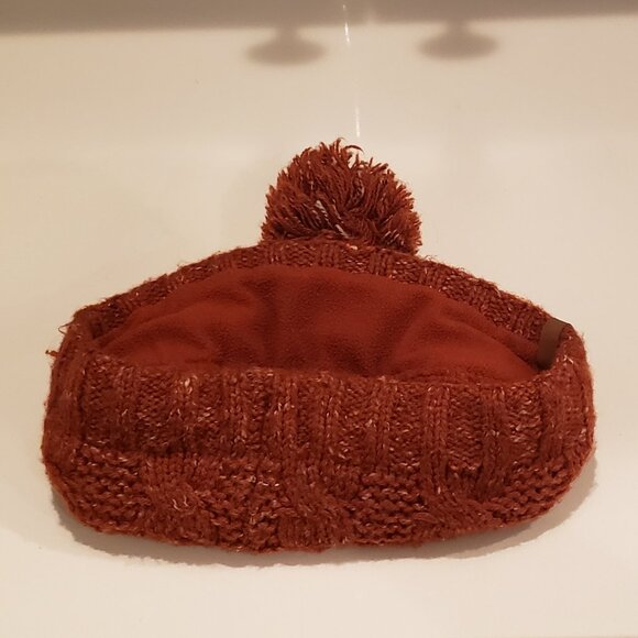 TCM  Burnt Orange Beanie with Soft Fleece Lining - Picture 3 of 8